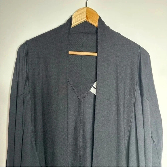 Athleta Black Nirvana Wear Two Ways Open Cardigan Size XS - Picture 5 of 9